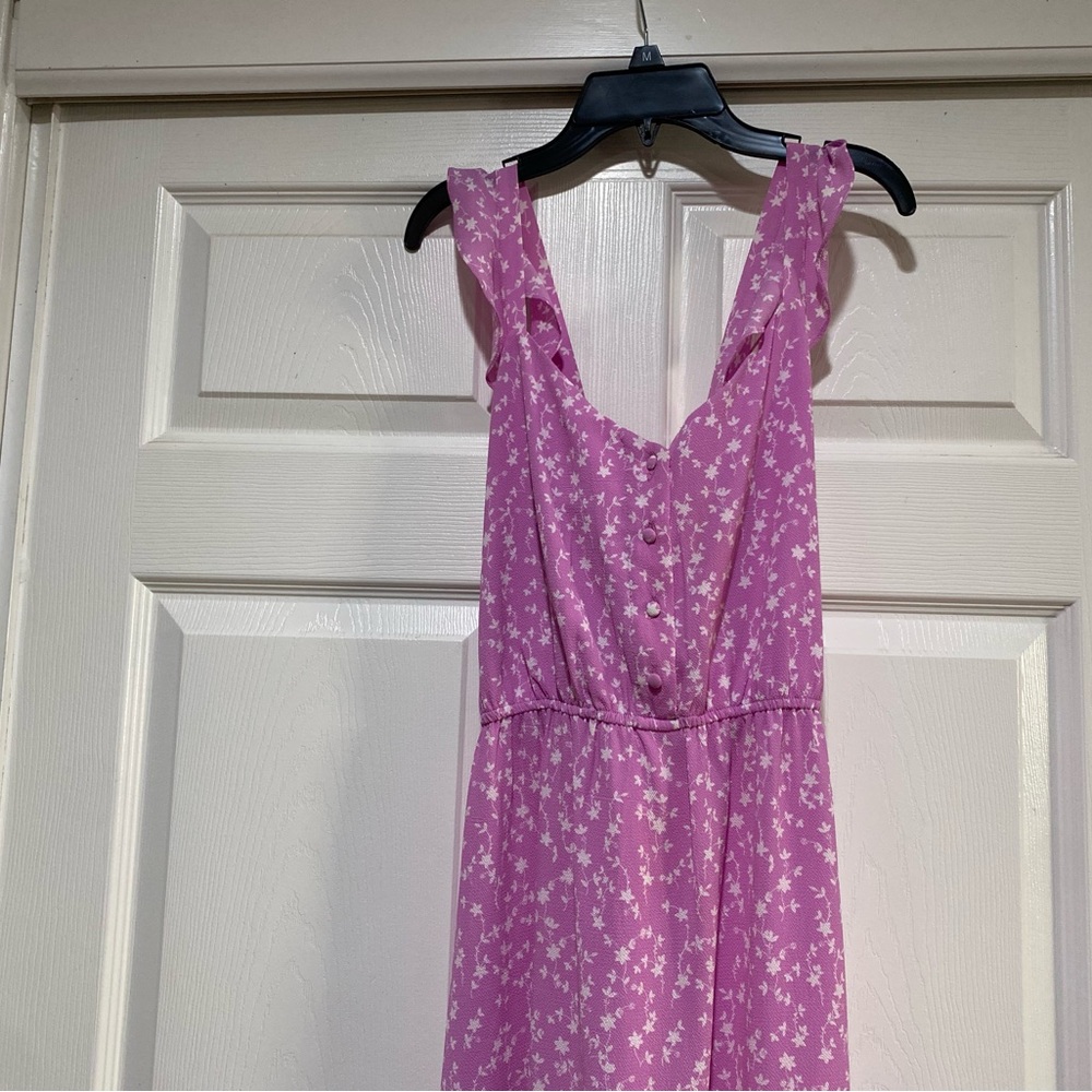 BB DAKOTA by Steve Madden Dress Pink Petal Heart Dress Size‎ Medium - Picture 4 of 9